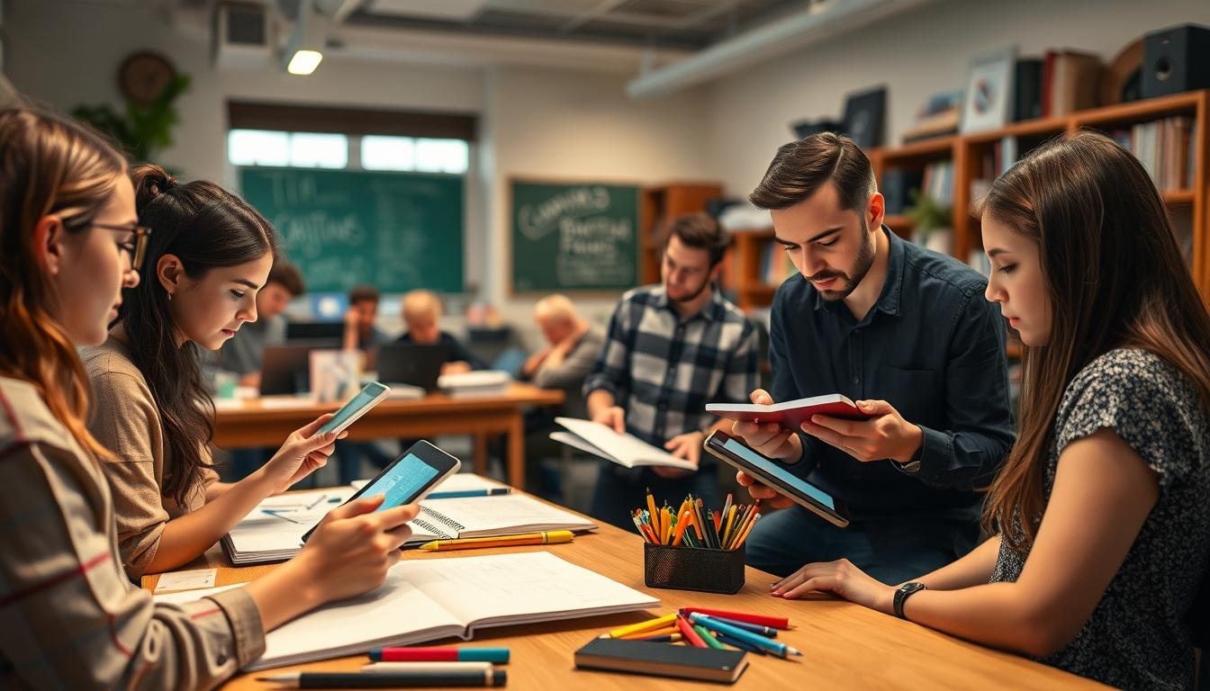 Organized exam preparation notes and academic planner